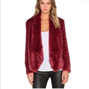 Faux Fur Waterfall Jacket